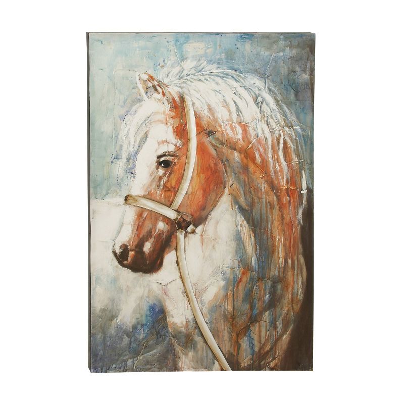 Traditional Canvas Horse Wall Art Brown - Olivia &#38; May, 2 of 7