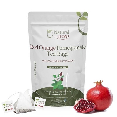 Natural Red Orange Pomegranate Tea 4 Oz