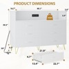 Dresser for Bedroom with LED Lights – 6 Drawer Dressers with Charging Station - 2 of 4
