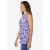 Woman Within Plus Size Perfect Printed Scoopneck Tank - 4 of 4