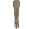 Allegra K Women's Pointed Toe Side Zip Stiletto Heel Knee High Boots - 4 of 4