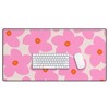 Daily Regina Designs Abstract Retro Flower Pink Desk Mat - Deny Designs - 2 of 4