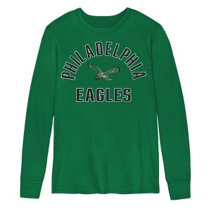 NFL Philadelphia Eagles Boys' Long Sleeve Core T-Shirt - 1 of 1