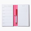 Weekly Planner: Love x June Undated Pink Art Stationery for Adults, 4x7.5 Inch Paper, Glue Binding - 2 of 3