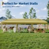 10x30 Pop Up Canopy with 8 Sidewalls - Heavy Duty Outdoor Canopy Tent with Portable Roller Bag - 2 of 4