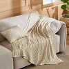 5-Piece Comforter Set with Cotton Waffle Throw Blanket - 4 of 4