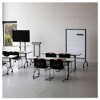 Safco Impromptu Magnetic Whiteboard Collaboration Screen, 42w x 21.5d x 72h, Black/White - image 4 of 4