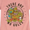 Girls' - Teenage Mutant Ninja Turtles - Leo and Brothers There Are No Rules Fitted Short Sleeve Graphic T-Shirt - 2 of 4