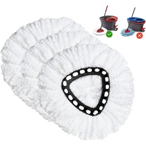 Perfect Fit Replacement for O-Cedar Triangle Mop - High Performance Microfiber Swivel Head for Deep Cleaning, Easy to Change - 1 of 4
