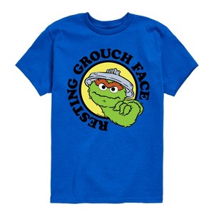 Boys' - Sesame Street - Resting Grouch Face Short Sleeve Graphic T-Shirt - 1 of 4