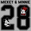 Boy's Disney Mickey & Minnie Jersey T-Shirt - 2 of 4