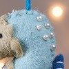 Split P Sea Horse Beaded Blue Felt Ornament Pack Of 4 - 3 of 4
