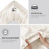 NicBex 4/6/7 PCS Sheet Set,Satin Luxury Bedding Set with 1 Flat Sheet,2 Fitted Sheet,4 Pillowcases,Bed Sheets for Spring,Summer,Autumn - 3 of 4