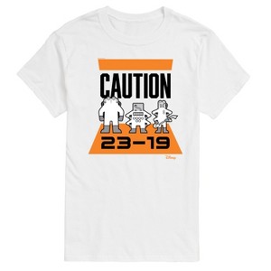 Men's - Disney - Caution 2319 Short Sleeve Graphic T-Shirt - 1 of 4