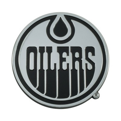 NHL Edmonton Oilers 3D Chrome Metal Emblem