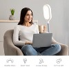 Verilux HappyLight Duo Floor Lamp 2-in-1 Therapy and Task Light White: Adjustable Intensity, 360° Gooseneck, No Assembly Required - 3 of 4
