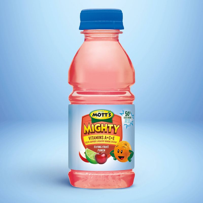Mott&#39;s Mighty Fruit Punch Juice Drink - 6pk/8 fl oz Bottles, 6 of 9