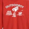 Boys' - Peanuts - Outdoorsy Snoopy Long Sleeve Graphic T-Shirt - 2 of 4