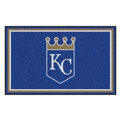 MLB Kansas City Royals 4'x6' Plush Area Rug - Blue