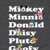 Boys' - Disney - Mickey Friends Character List Short Sleeve Graphic T-Shirt - 2 of 4
