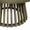NAYSAYE Patio Accent Table Set Outdoor Acacia Wood Round Coffee Table for Backyard, Gray, 31.5"*31.5"*16" - 4 of 4