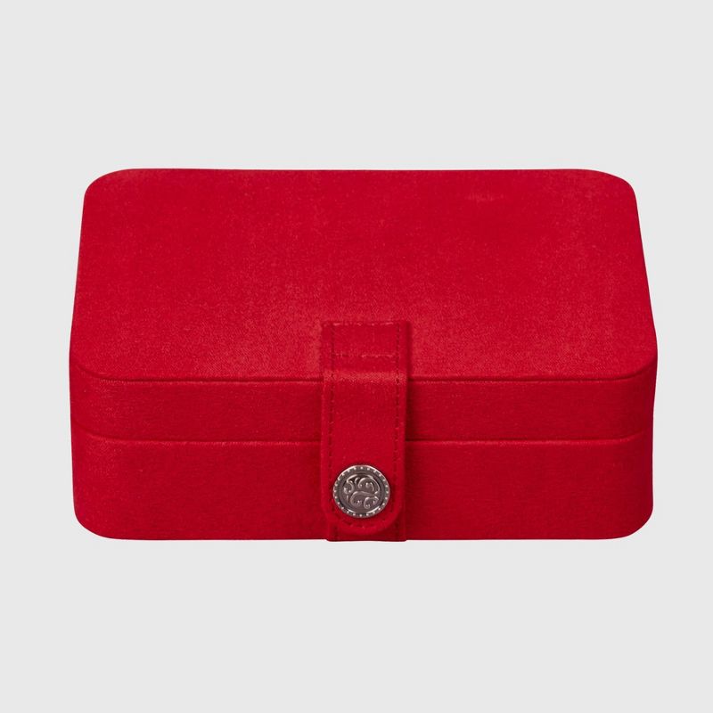 Mele & Co. Giana Women's Plush Fabric Jewelry Box with Lift Out Tray, 5 of 12