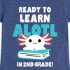 Girls' - Instant Message - Learn Alotl In 2nd Grade Fitted Short Sleeve Graphic T-Shirt - 2 of 4