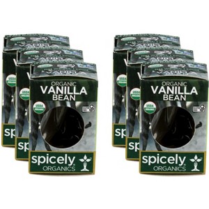 Spicely Organics Spice Vanilla Bean Box - Pack of 6 - 1 of 2