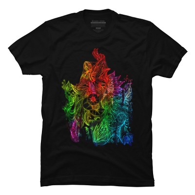 Adult Design By Humans Zen Botanical Rainbow Pride By EdgeWaresT-Shirt
