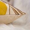 ChicFurnit Bed Pillows Autumn Leaf Home Pillow Velvet Decor Pillow with Hidden Zipper Cotton Pillows for Living Room Decoration, Yellow, 20"*1"*20" - 3 of 4