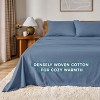 100% Cotton Flannel Sheet Set by Bare Home - 4 of 4