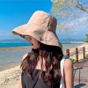 Anna-Kaci Women's 2-in-1 Double-Sided Bucket Hat with Floral & Solid Design - 3 of 4