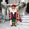 Slickblue Christmas Nutcracker Decor, Pre-Lit LED Lights, 3D Holiday Figurine, Classic Style, 66 Inch - 4 of 4