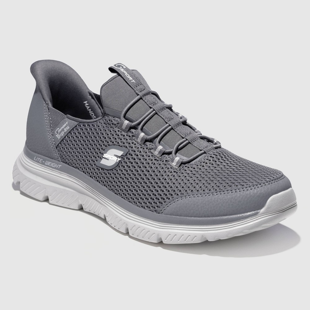 S Sport By Skechers Men's Moralis Step In Elastic Sneakers - Gray 9 -  90972063