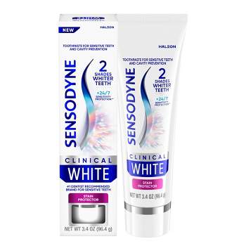 Sensodyne Clinical White Stain Protector Toothpaste - 3.4oz