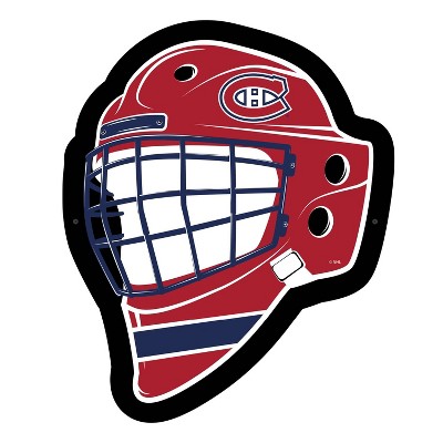 Evergreen Ultra-Thin Edgelight LED Wall Decor, Helmet, Montreal Canadiens- 15.6 x 19 Inches Made In USA