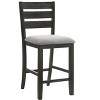 Ridstar Set of 2 Dining Chairs, Armless Chair For Dining Room-Black - 2 of 4