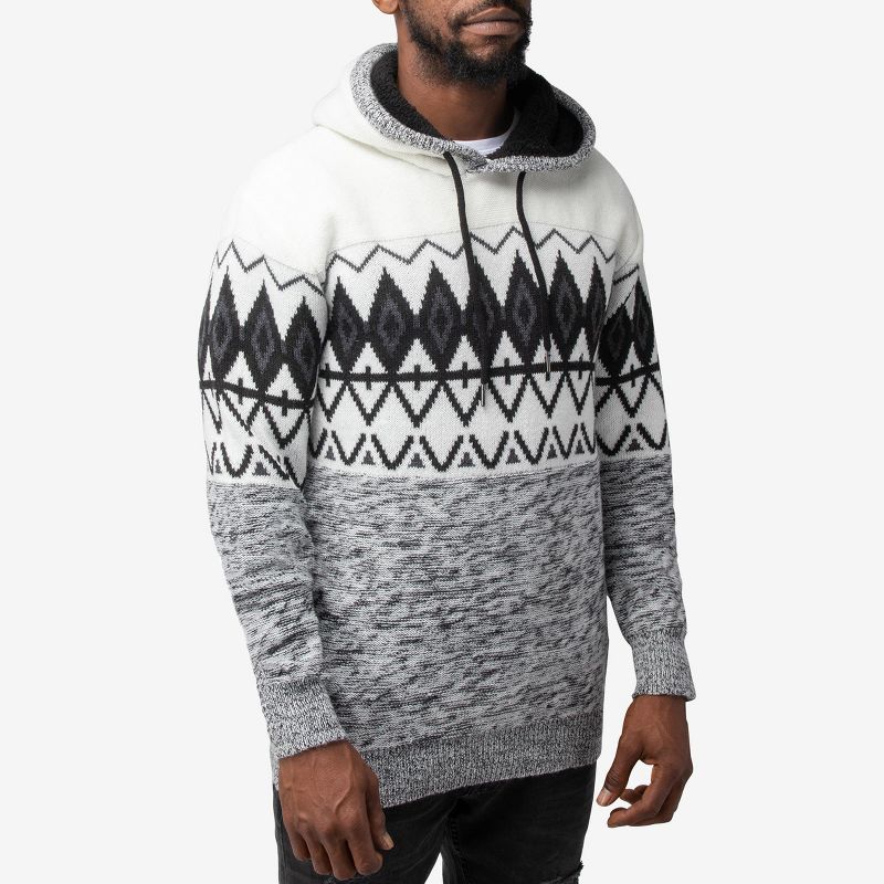 X RAY Men's  Regular Fit Fashion Hoodie  Knitted Sweater, 3 of 6