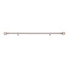 Linen Avenue Tan Travertine Single and Double Window Curtain Rod Set - 4 of 4