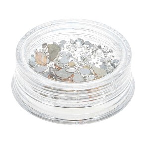 Unique Bargains Women's Elegant Rhinestone Nail Supplies Colorful 1 Set - 1 of 4
