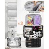 Fmeida Professional Hairstylist Traveling Bag with Two Detachable Small Bags,Hairdressing Bag Makeup Salon Organizer Bag - 2 of 4
