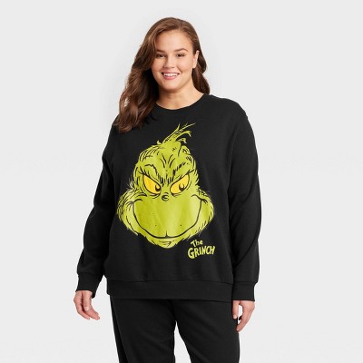 Adult The Grinch Graphic Sweatshirt - Black