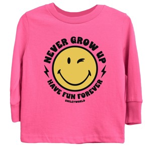 The Juniper Shop SmileyWorld Never Grow Up Youth Long Sleeve Tee - 1 of 4