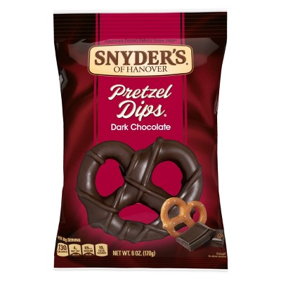 Snyder's of Hanover Dark Chocolate Pretzel Dips - 6oz