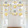 Big Dot of Happiness Happy Boss's Day - Best Boss Ever DIY Dangler Backdrop - Hanging Vertical Decorations - 30 Pieces - 3 of 4