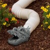 Cornucopia Brands Dragon Garden Downspout Sculpture; Splash Block Anchor for Downspout Extension - 2 of 4