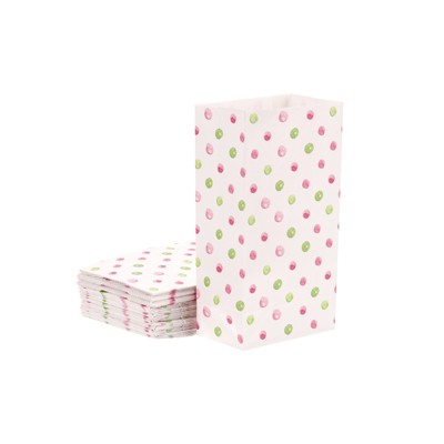 Unique Bargains Paper Gift Bag Pack Bubbles Storage Bag for Party Favor 50 Pcs