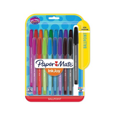 Paper Mate InkJoy Candy Pop Ballpoint Pens 1.0mm Pack of 10 Black Ink