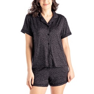 Hello Mello Women's Signature Lounge Top and Shorts, 2-Piece Pajama Set - 1 of 4