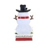 Christmas 7.5 Inch Snowman Plank Stocking Holder Stocking Holder , Slats Wood-Look Planks (1PC) - 2 of 3